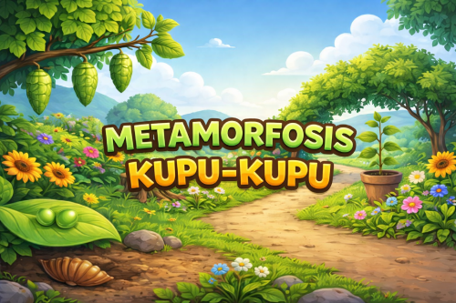 Gim-Puzzle Metamorfosis Kupu-kupu