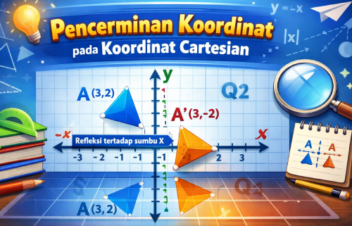 Sim-Pencerminan Koordinat pada Koordinat Cartesius